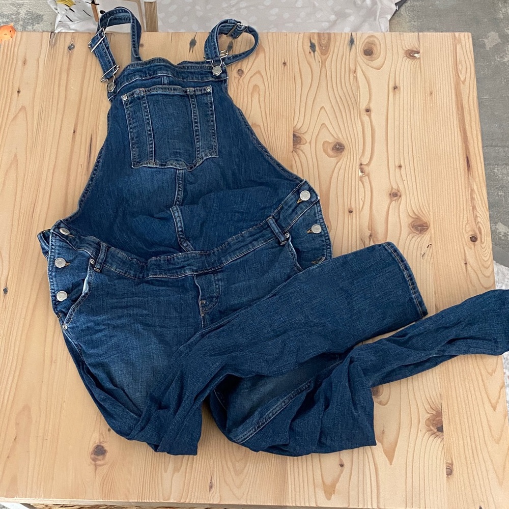Maternity Denim Overalls